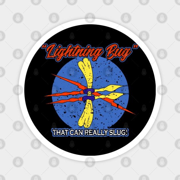 P-38 "Lightning Bug" Vintage WWII Insignia Magnet by Mandra